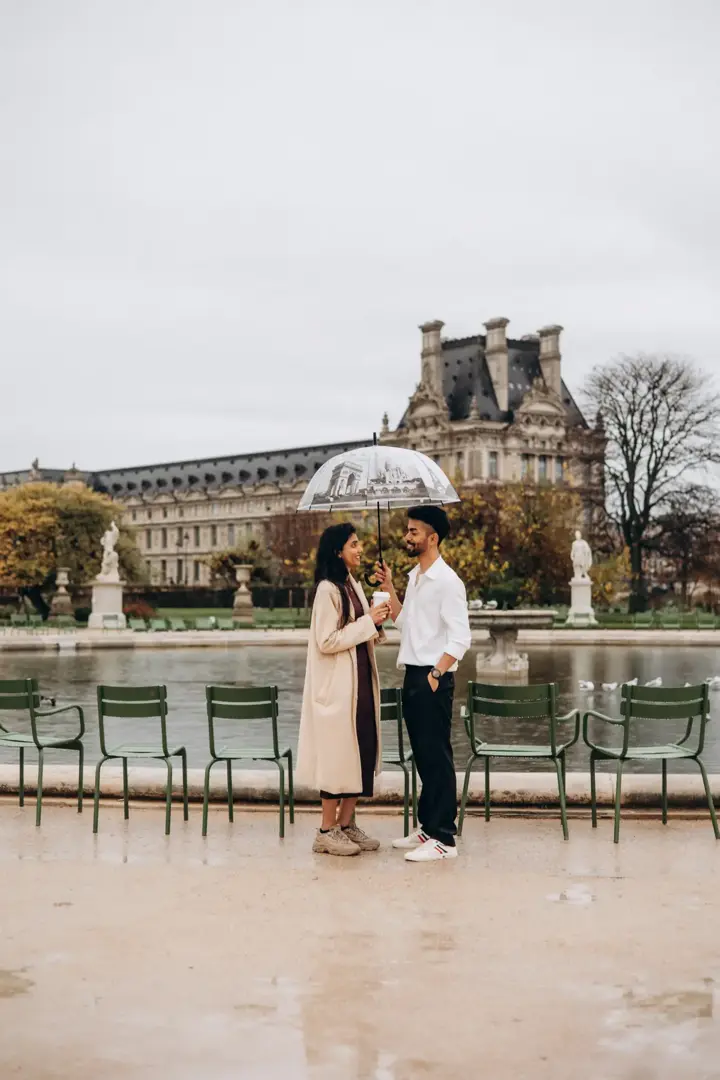 Couple Photoshoot at Galeries Lafayette