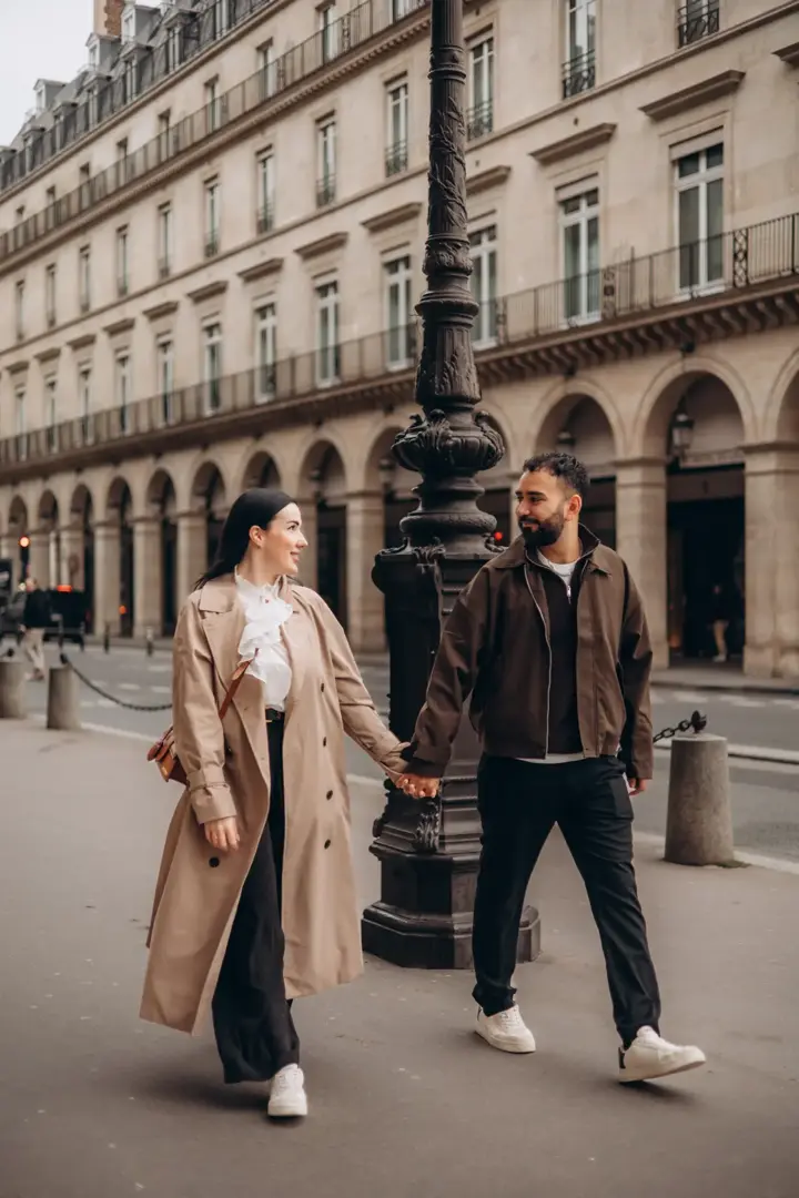 Engagement Photoshoot at Parc Monceau